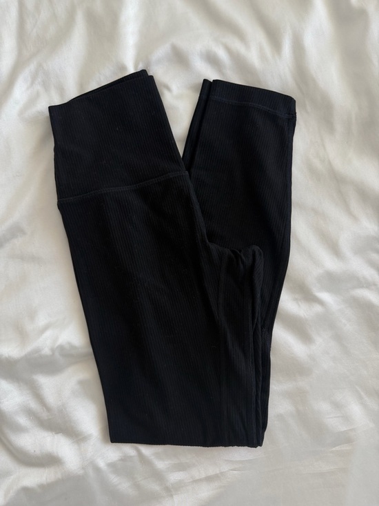 lululemon athletica Pants - lululemon athletica Black Ribbed Leggings